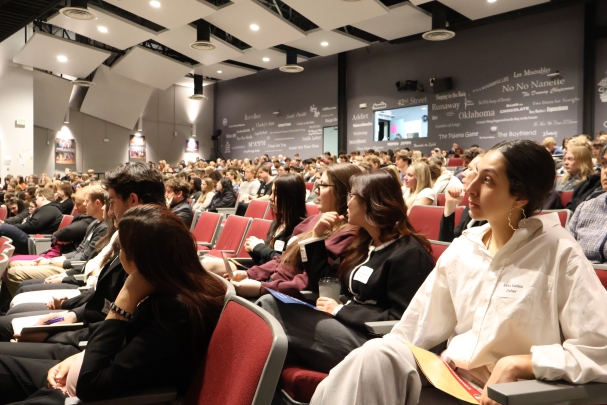 Green Mountain High School students listen to Colorado Court of Appeals oral arguments in their auditorium